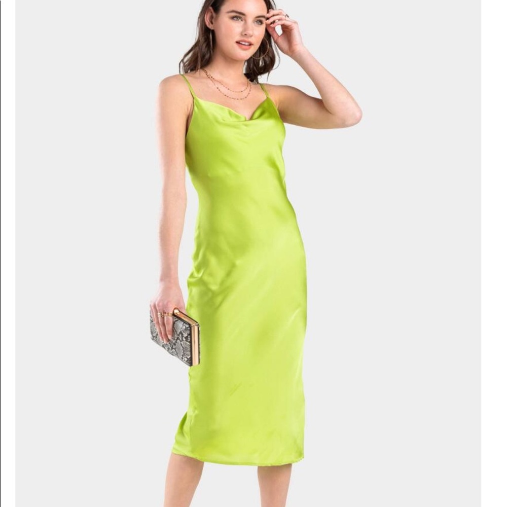 NWT Cowl Neck Slip Dress